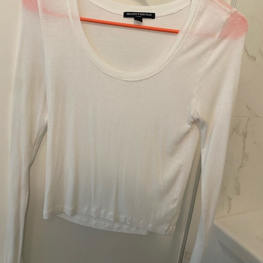 long sleeve crop top